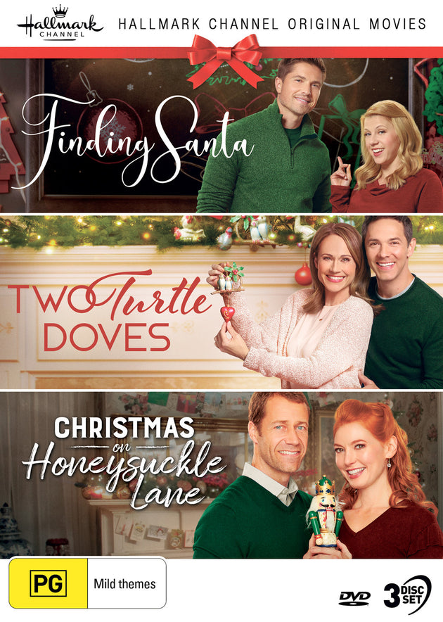 HALLMARK CHRISTMAS COLLECTION 24 (FINDING SANTA/TWO TURTLE DOVES/CHRISTMAS ON HONEYSUCKLE LANE)