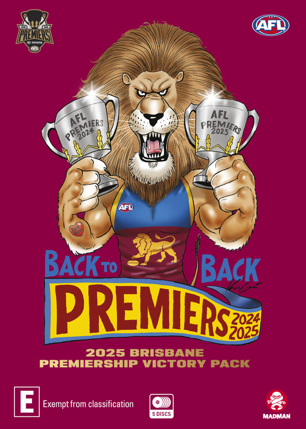 2025 AFL PREMIERS BRISBANE LIONS VICTORY PACK