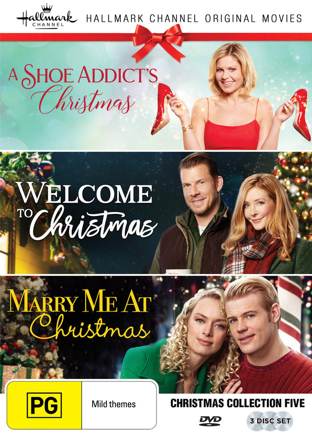HALLMARK CHRISTMAS COLLECTION FIVE - A SHOE ADDICT'S CHRISTMAS/WELCOME TO CHRISTMAS/MARRY ME AT CHRISTMAS