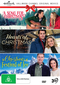 HALLMARK CHRISTMAS 9: A SONG FOR CHRISTMAS/ HEARTS OF CHRISTMAS / CHRISTMAS FESTIVAL OF ICE