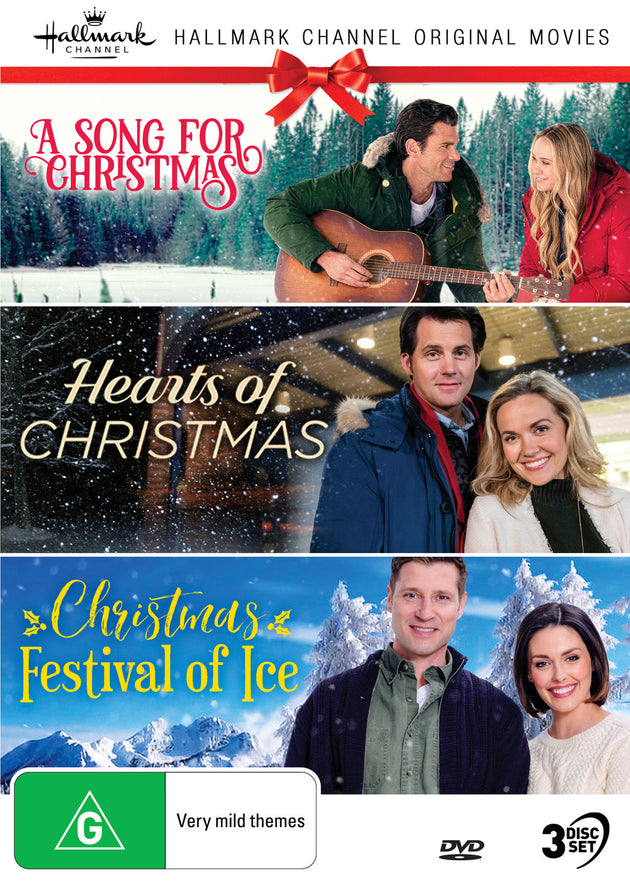HALLMARK CHRISTMAS 9: A SONG FOR CHRISTMAS/ HEARTS OF CHRISTMAS / CHRISTMAS FESTIVAL OF ICE