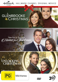 HALLMARK CHRISTMAS COLLECTION 14 - A GLENBROOKE CHRISTMAS / TIME FOR US TO COME HOME FOR CHRISTMAS / UNLOCKING CHRISTMAS