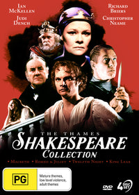 THE THAMES SHAKESPEARE COLLECTION - MACBETH, KING LEAR, ROMEO & JULIET, TWELFTH NIGHT