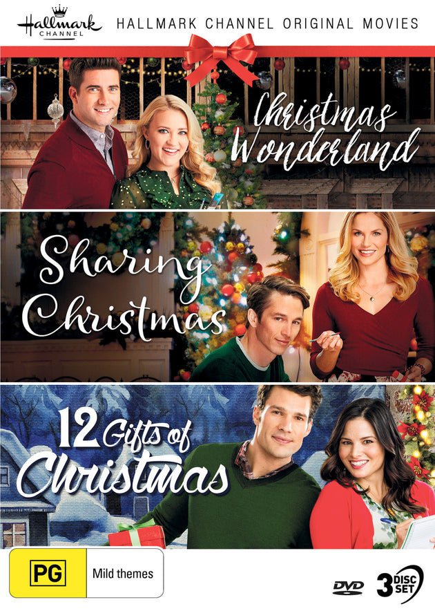 HALLMARK CHRISTMAS COLLECTION 22: CHRISTMAS WONDERLAND / SHARING CHRISTMAS / 12 GIFTS OF CHRISTMAS