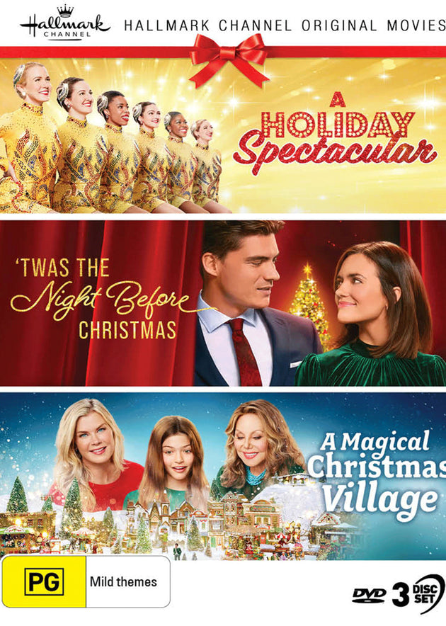 HALLMARK CHRISTMAS COLLECTION 34 (A HOLIDAY SPECTACULAR / TWAS THE NIGHT BEFORE CHRISTMAS / A MAGICAL CHRISTMAS VILLAGE)