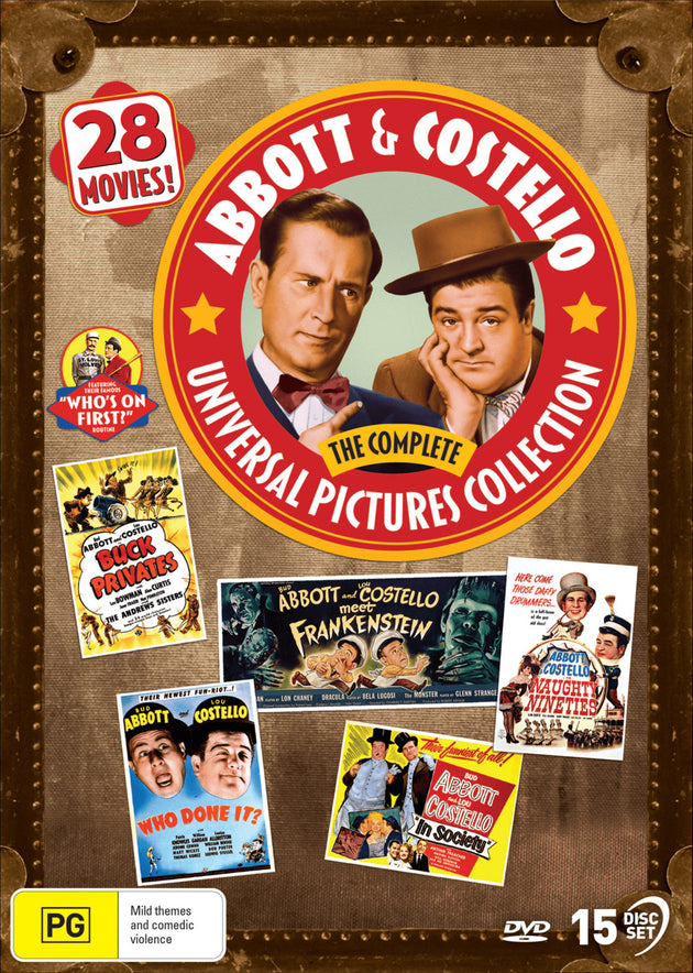 ABBOTT AND COSTELLO: THE COMPLETE UNIVERSAL PICTURES COLLECTION