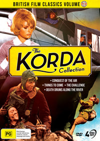 BRITISH FILM CLASSICS: THE KORDA COLLECTION VOLUME #1 (CONQUEST OF THE AIR / THINGS TO COME / THE CHALLENGE /  DEATH DRUMS ALONG THE RIVER)