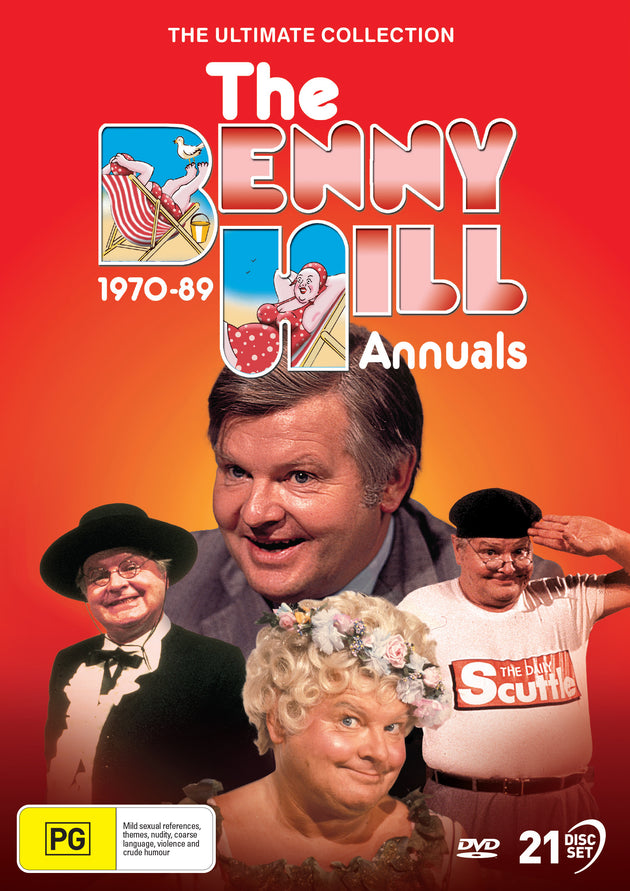 THE BENNY HILL ANNUALS COLLECTION (1970 - 1989) - DVD