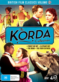 BRITISH FILM CLASSICS: THE KORDA COLLECTION - VOLUME TWO (FORGET ME NOT / ELEPHANT BOY / THE DRUM / THE FOUR FEATHERS)