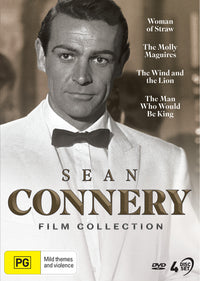 SEAN CONNERY FILM COLLECTION (WOMAN OF STRAW / THE MOLLY MAGUIRES / THE WIND AND THE LION / THE MAN WHO WOULD BE KING)