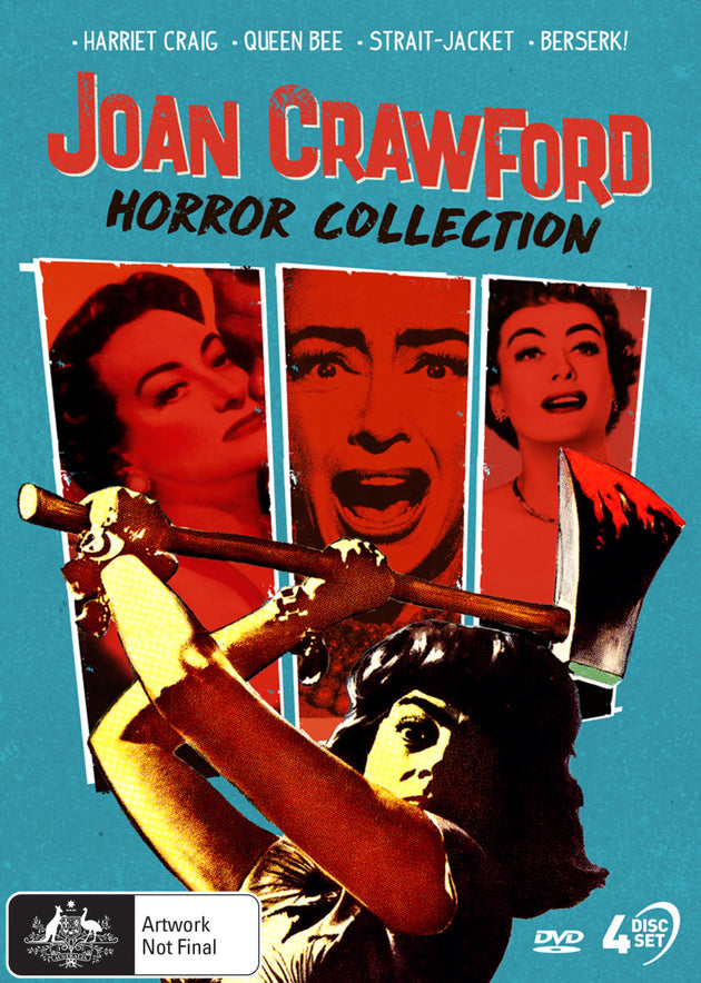 JOAN CRAWFORD: HORROR COLLECTION (HARRIET CRAIG (1950) / QUEEN BEE (1955) / STRAIT-JACKET (1964) / BERSERK (1967)) - DVD