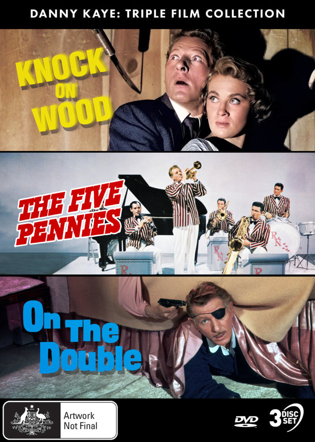 DANNY KAYE: 3 FILM COLLECTION (KNOCK ON WOOD / THE FIVE PENNIES / ON THE DOUBLE)