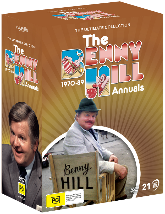 THE BENNY HILL ANNUALS COLLECTION (1970 - 1989) - DVD