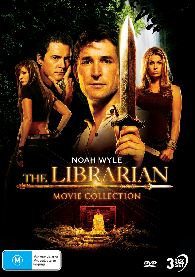 THE LIBRARIAN MOVIE COLLECTION: QUEST FOR THE SPEAR / RETURN TO KING SOLOMON'S MINES / CURSE OF THE JUDAS CHALICE - DVD